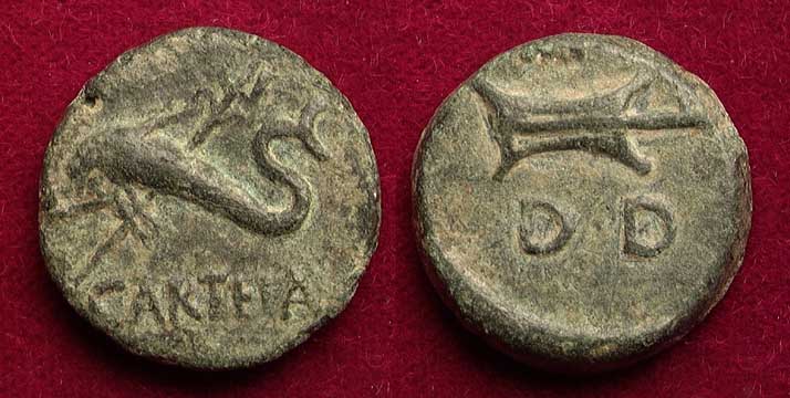 Greek Egypt Ptolemy IV // 221-205 BC Bronze Coin - Ancient 