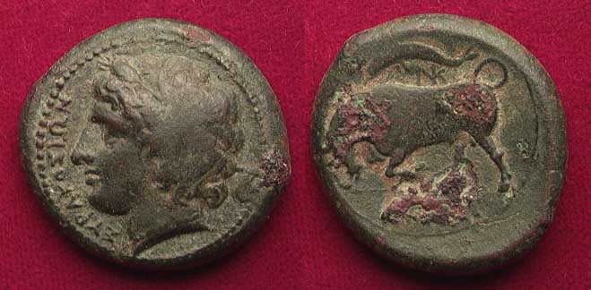 EdgarLOwen.com ANCIENT GREEK COINS OF SICILY (Abakainon-Naxos)
