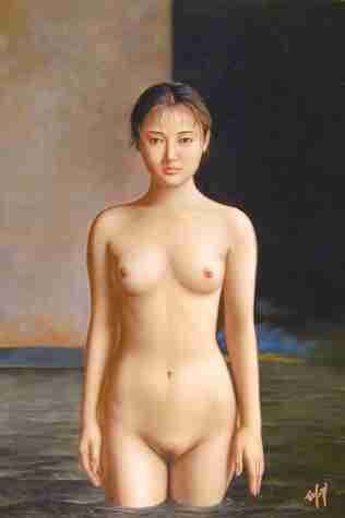 5678. CHINESE EROTIC NUDE, 20th century. 